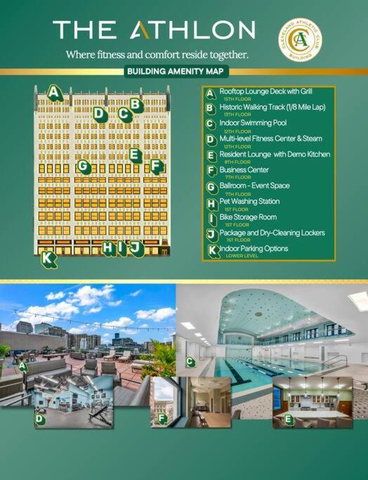 クリーブランド2Br Unit In The Heart Of Dt On Playhouse Square, With Pool And Gym Access-1106アパートメント エクステリア 写真